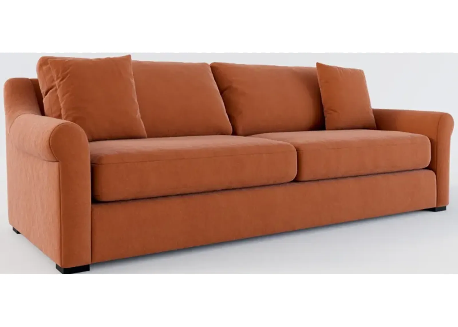 Bowery Foam Comfort 97" Sofa - Merrimac Brick