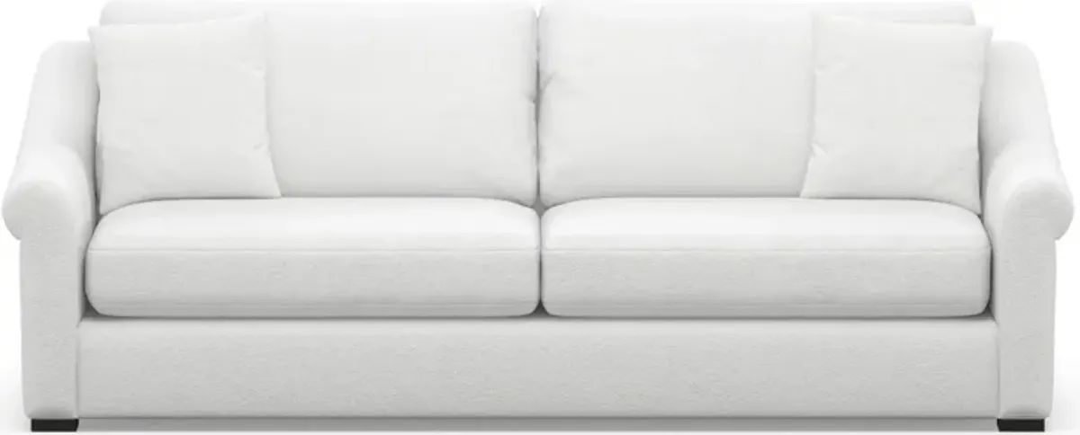 Bowery Foam Comfort 97" Sofa - Lovie Chalk