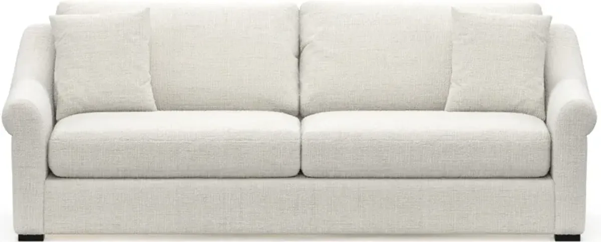 Bowery Foam Comfort 97" Sofa - Bantu Pearl