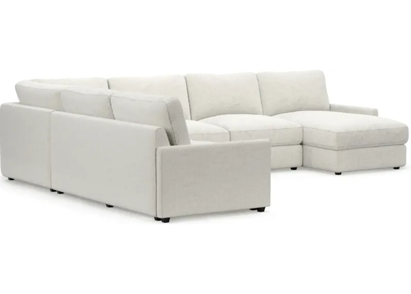 Jasper Foam Comfort 4-Piece Sectional - Bantu Pearl