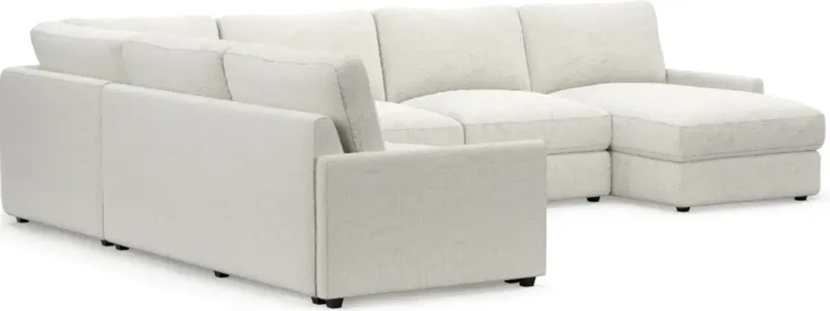 Jasper Foam Comfort 4-Piece Sectional - Bantu Pearl