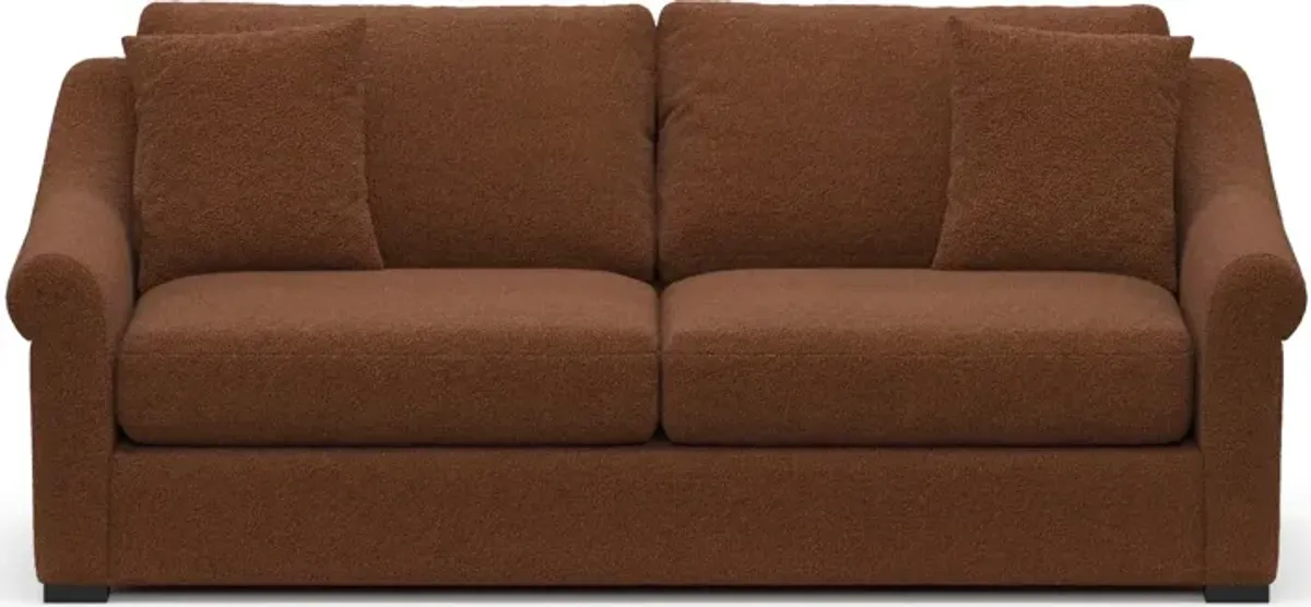 Bowery Foam Comfort Sofa - Nora Chocolate