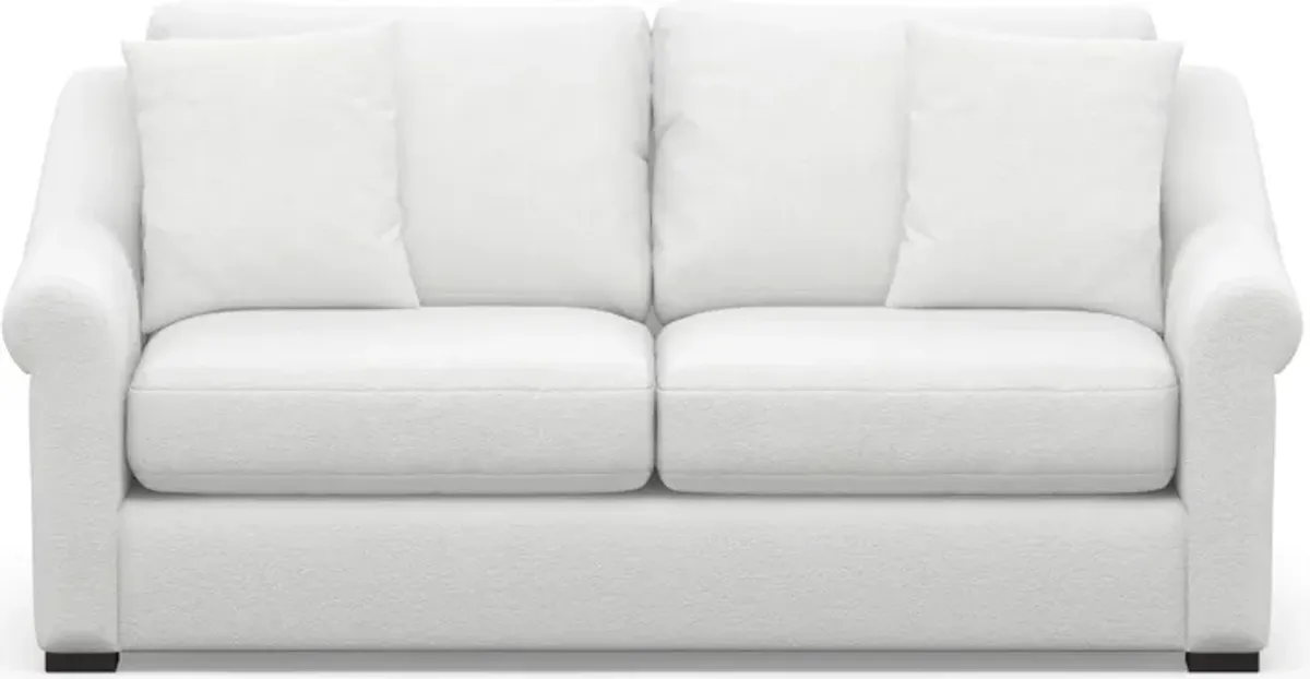 Bowery Foam Comfort 77" Sofa - Lovie Chalk