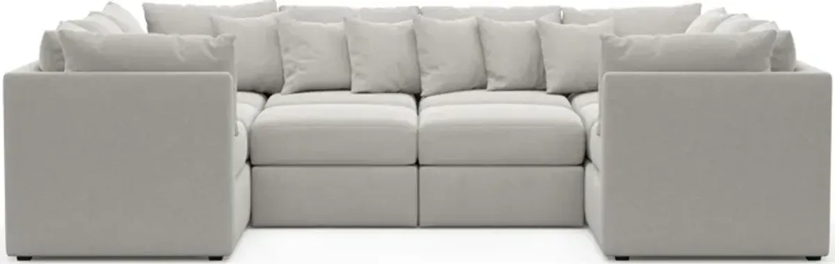 Nest Foam Comfort 5-Piece Pit Sectional - Basker Dove