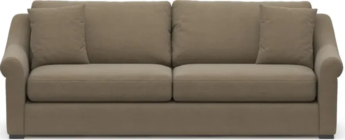 Bowery Foam Comfort 97" Sofa - Merrimac Brownstone