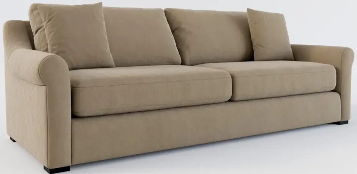 Bowery Foam Comfort 97" Sofa - Merrimac Brownstone