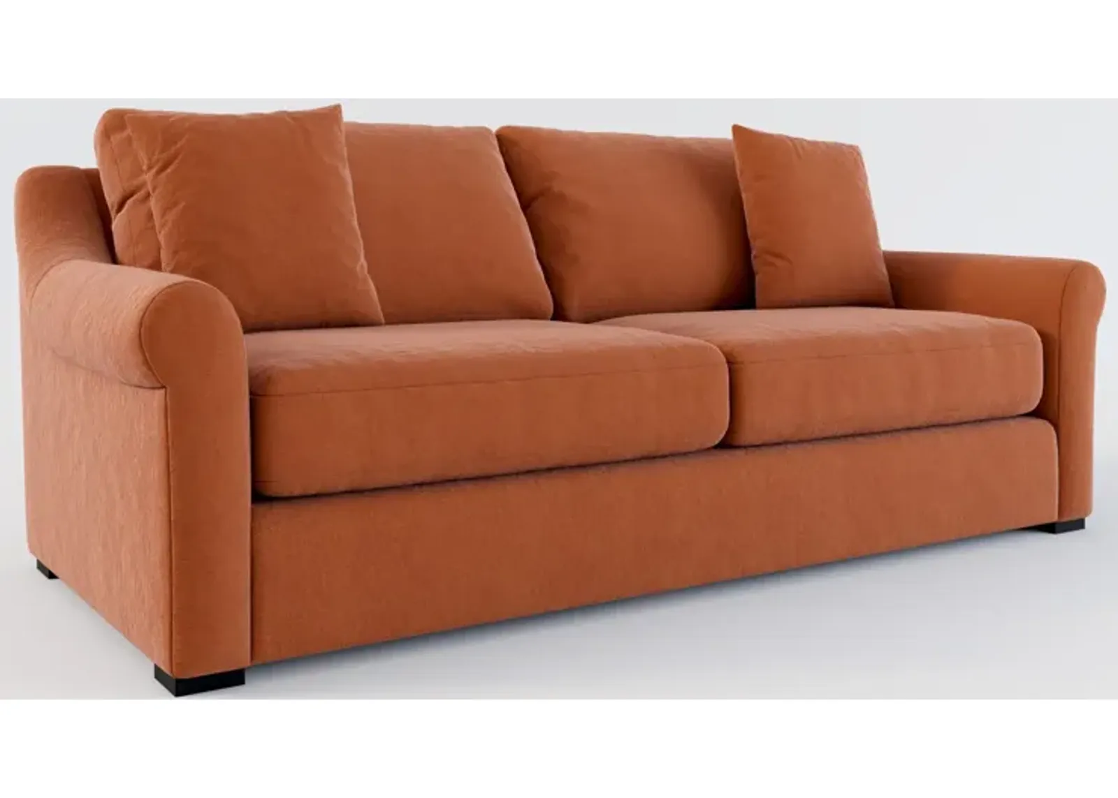 Bowery Foam Comfort 87" Sofa - Merrimac Brick