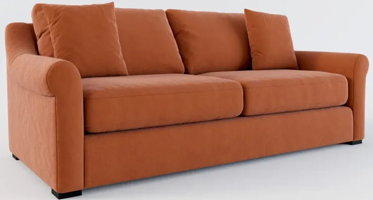 Bowery Foam Comfort 87" Sofa - Merrimac Brick