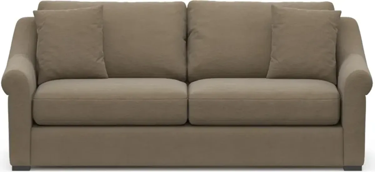 Bowery Foam Comfort 87" Sofa - Merrimac Brownstone