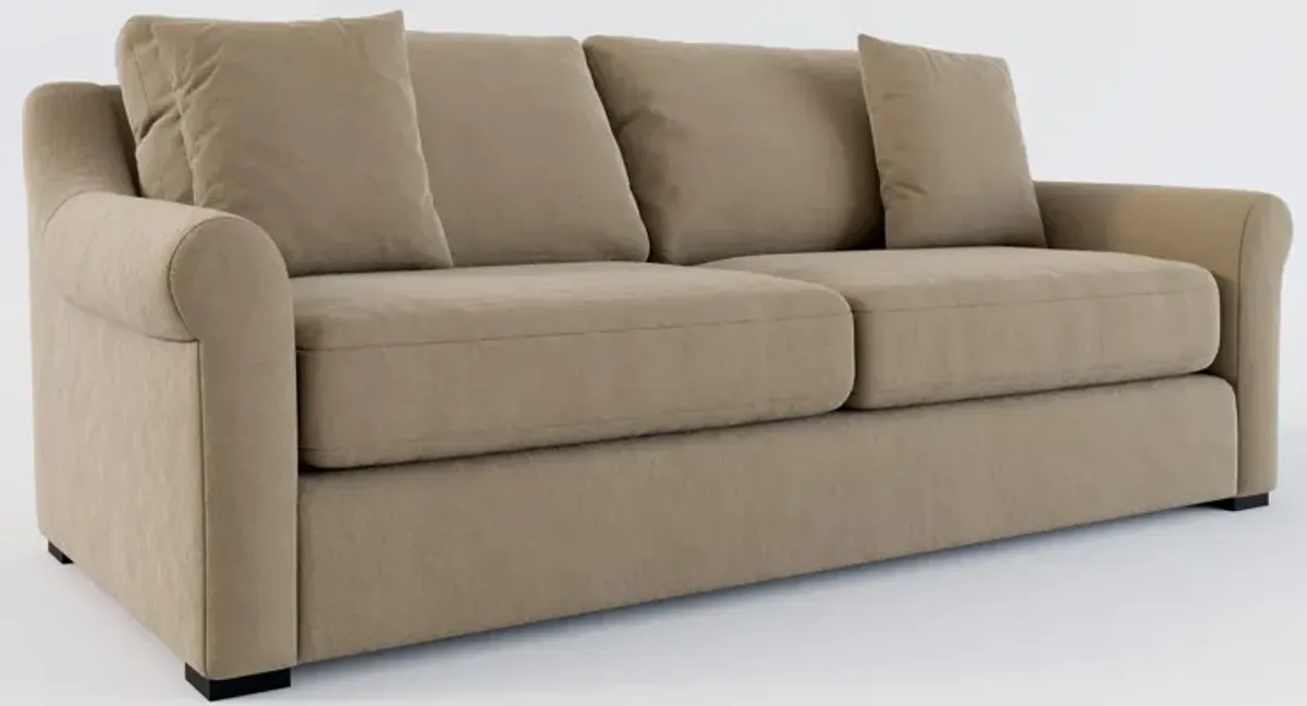 Bowery Foam Comfort 87" Sofa - Merrimac Brownstone