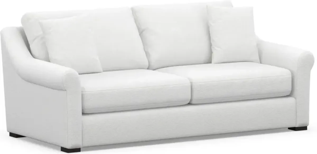 Bowery Foam Comfort 87" Sofa - Lovie Chalk