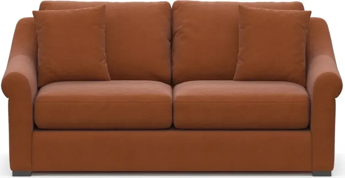 Bowery Foam Comfort 77" Sofa - Merrimac Brick