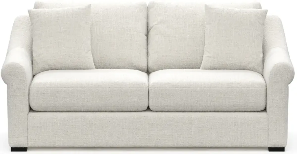 Bowery Foam Comfort 77" Sofa - Bantu Pearl