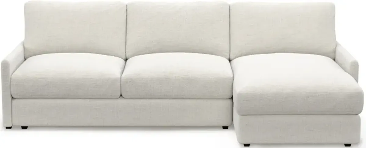 Jasper Foam Comfort 2-Piece Sectional - Bantu Pearl