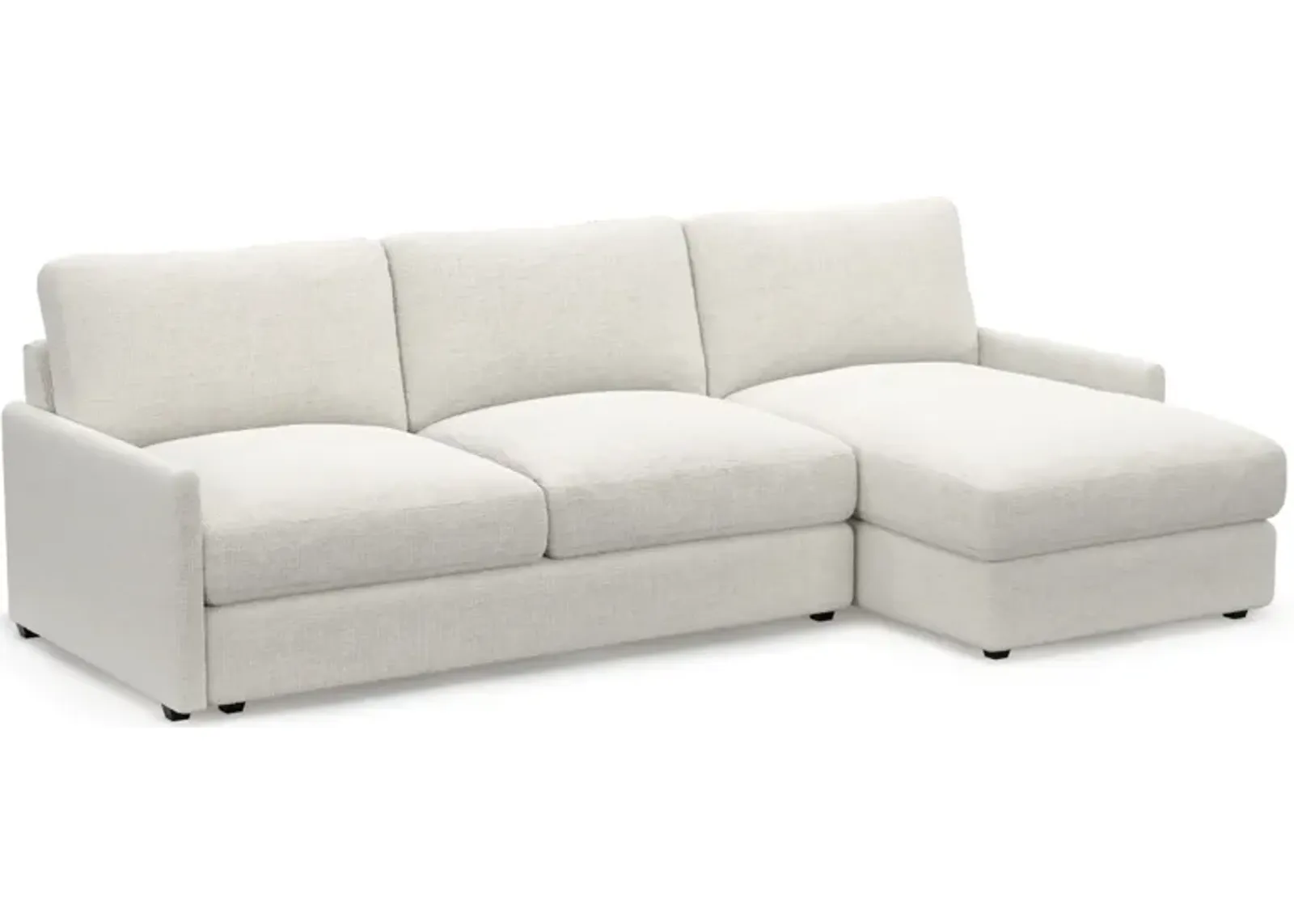 Jasper Foam Comfort 2-Piece Sectional - Bantu Pearl