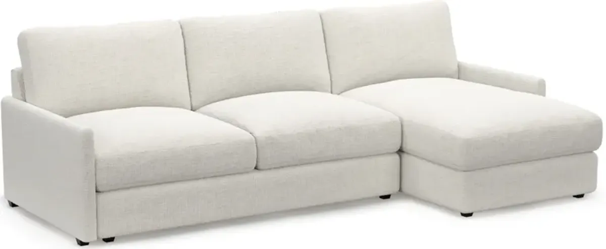 Jasper Foam Comfort 2-Piece Sectional - Bantu Pearl