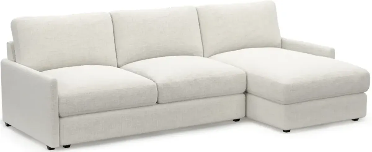 Jasper Hybrid Comfort 2-Piece Sectional - Bantu Pearl