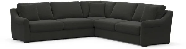 Bowery Foam Comfort 3-Piece Sectional - Liv Onyx