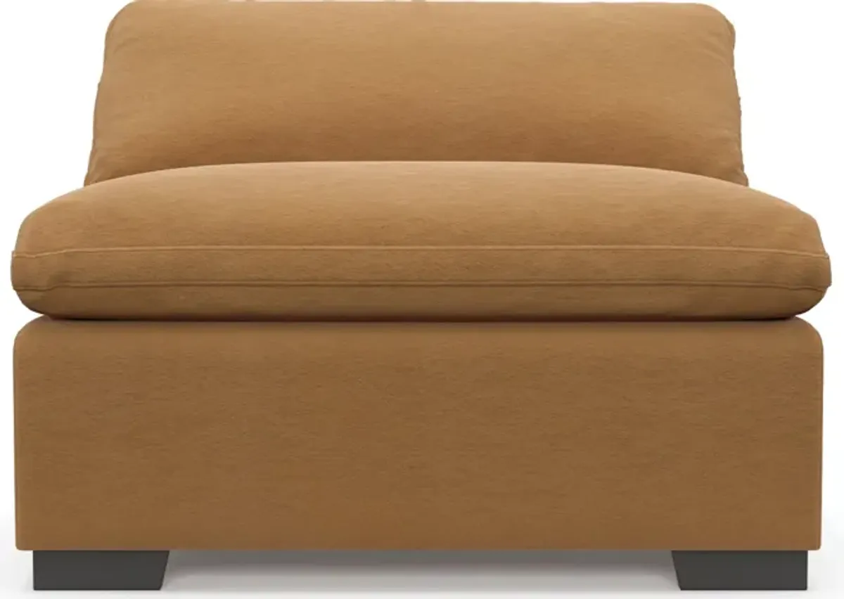 Plush Core Comfort Armless Chair - Merrimac Topaz