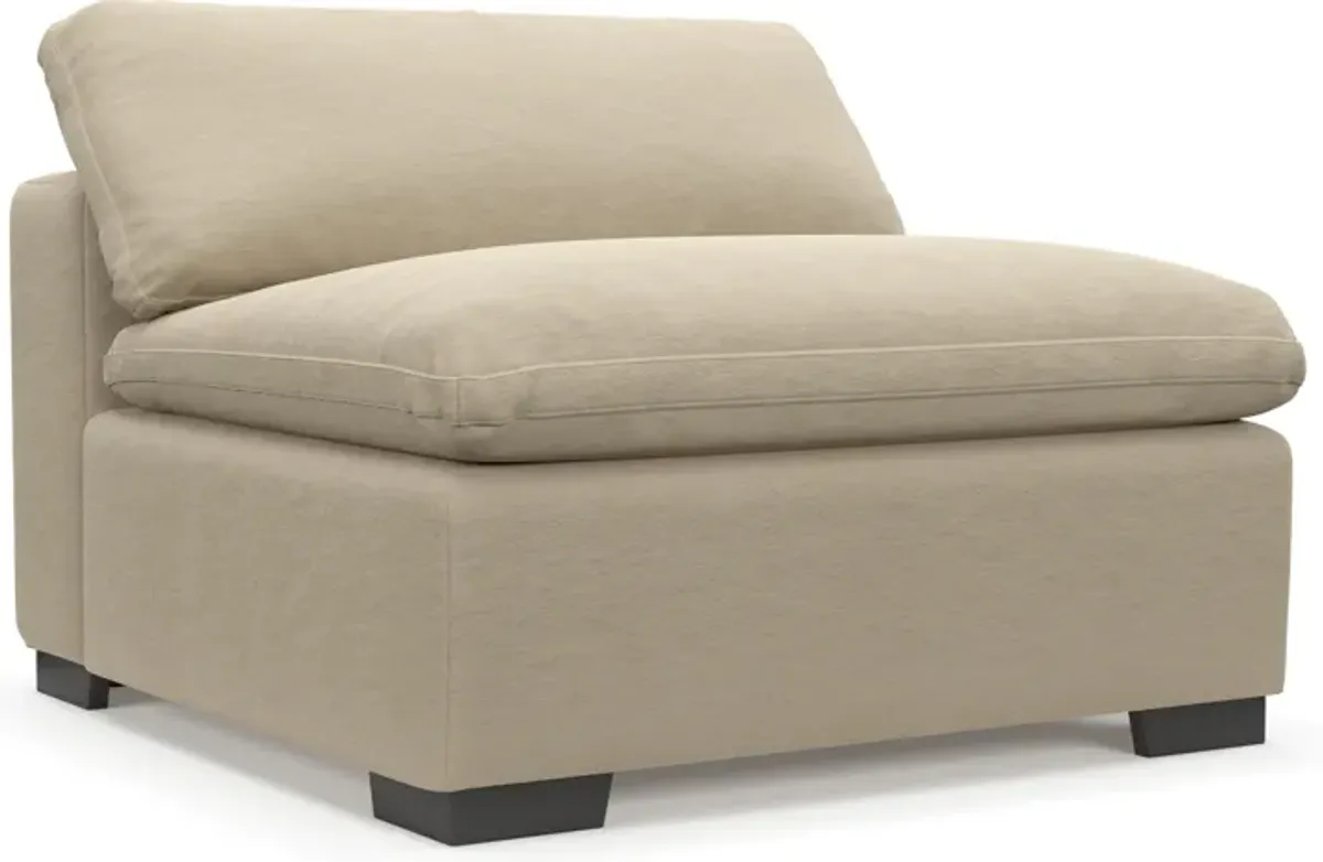 Plush Core Comfort Armless Chair - Merrimac Ecru