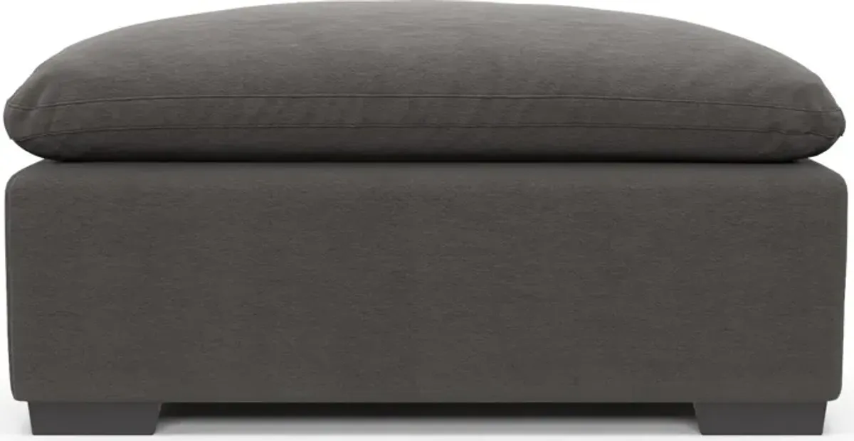 Plush Core Comfort Ottoman - Merrimac Ash