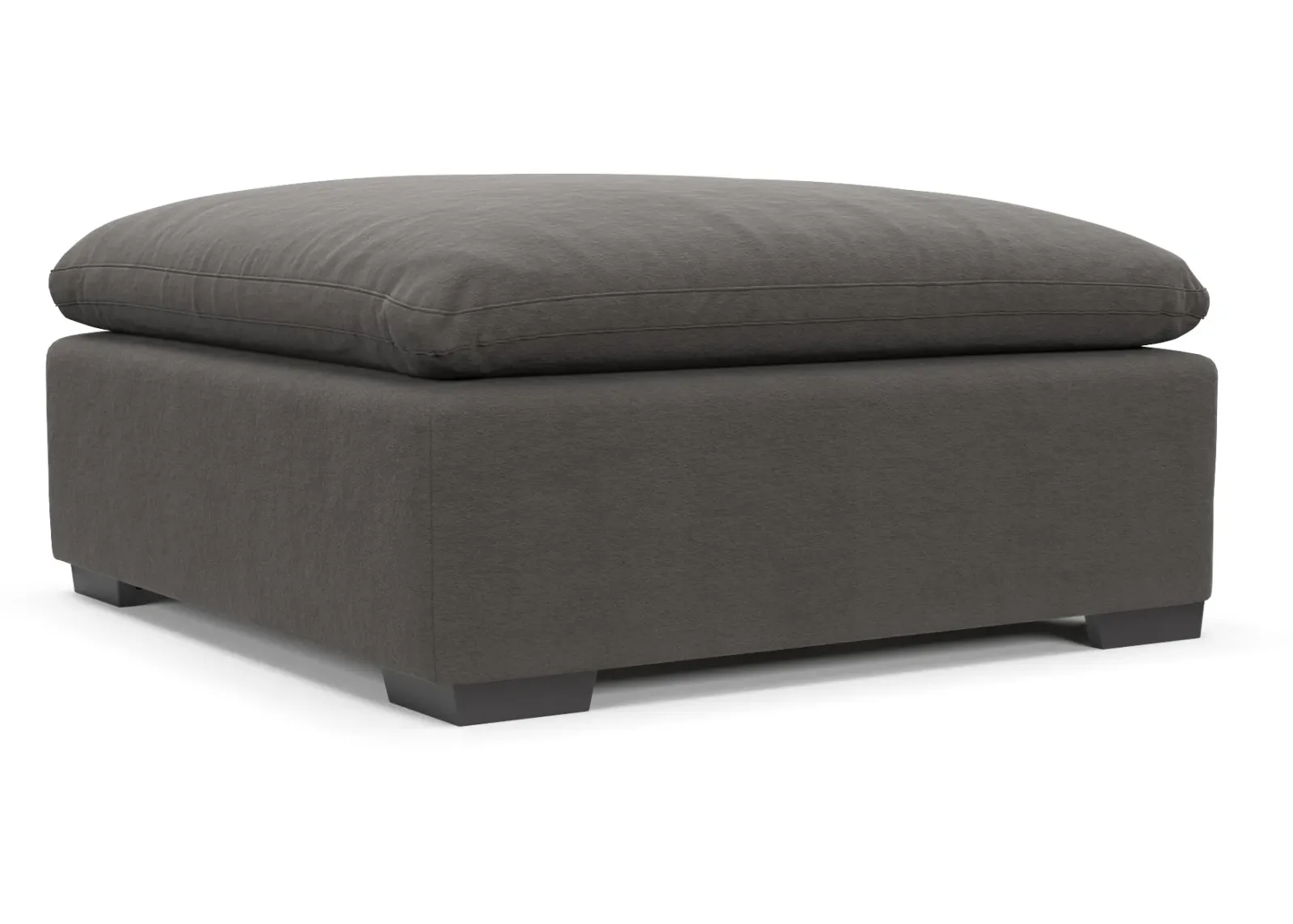 Plush Core Comfort Ottoman - Merrimac Ash