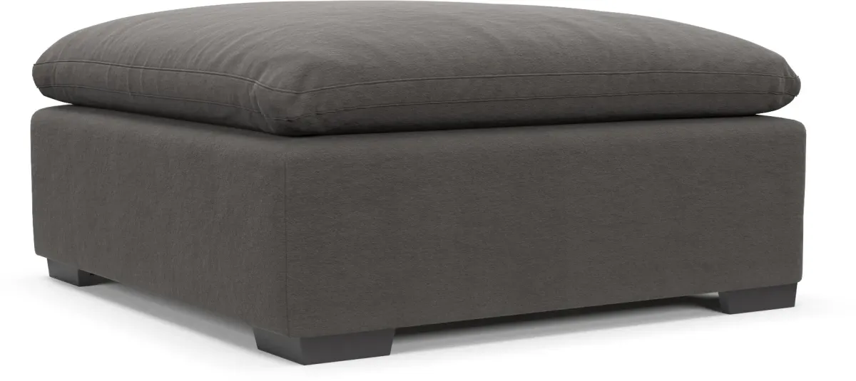 Plush Core Comfort Ottoman - Merrimac Ash