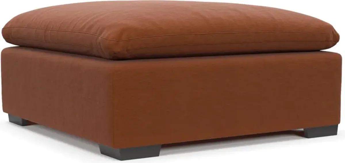 Plush Core Comfort Ottoman - Merrimac Brick