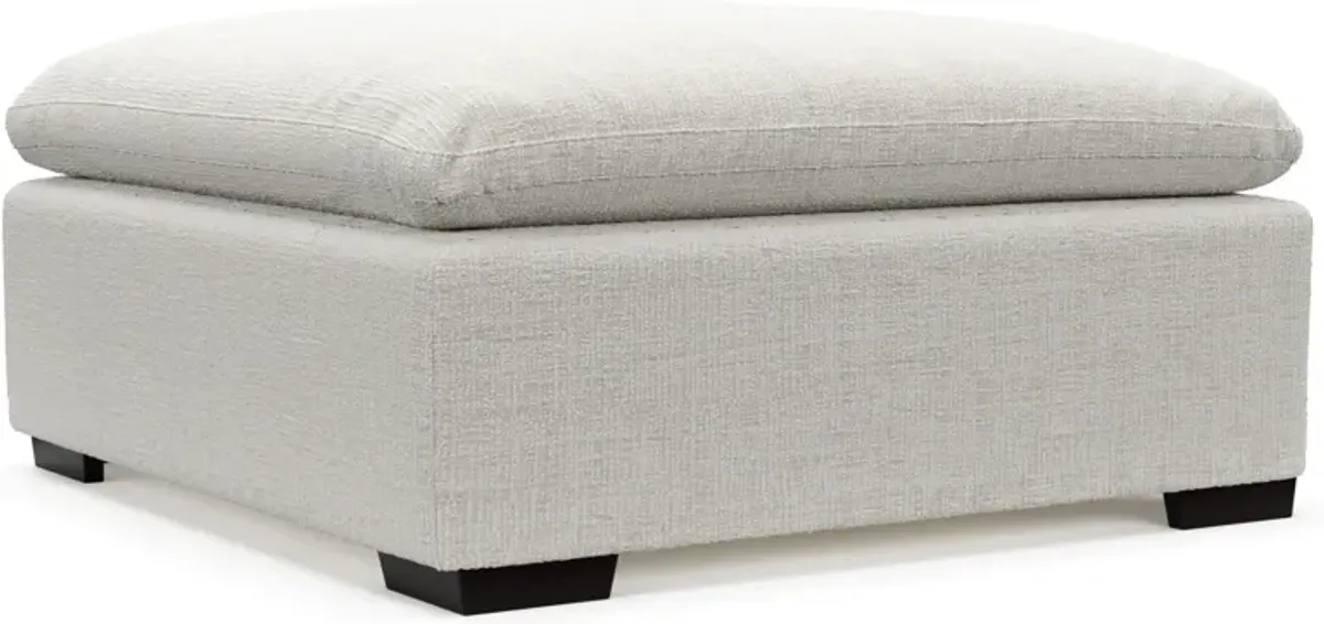 Plush Core Comfort Ottoman - Bantu Pearl