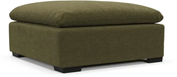 Plush Core Comfort Ottoman - Expedition Olive