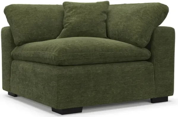Plush Core Comfort Corner Chair - Luscious Green