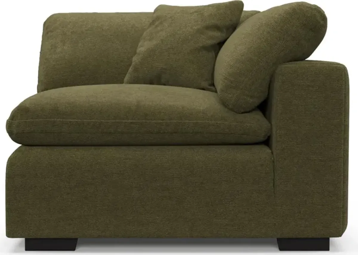 Plush Core Comfort Corner Chair - Expedition Olive