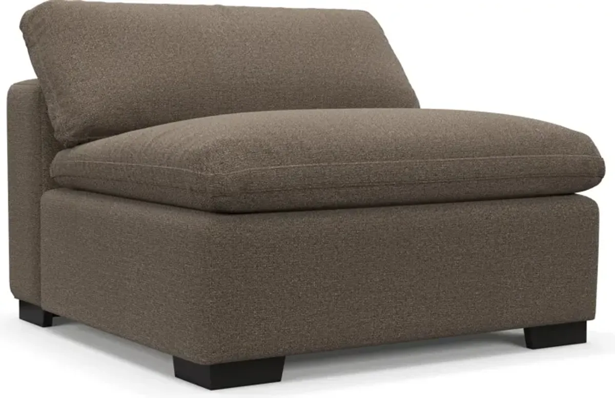 Plush Core Comfort Armless Chair - Liv Umber