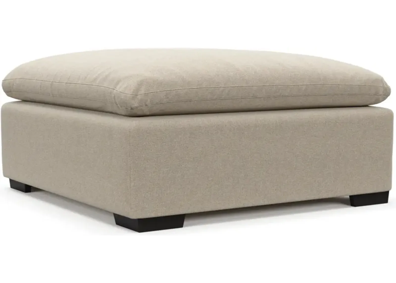 Plush Core Comfort Ottoman - Basker Antique