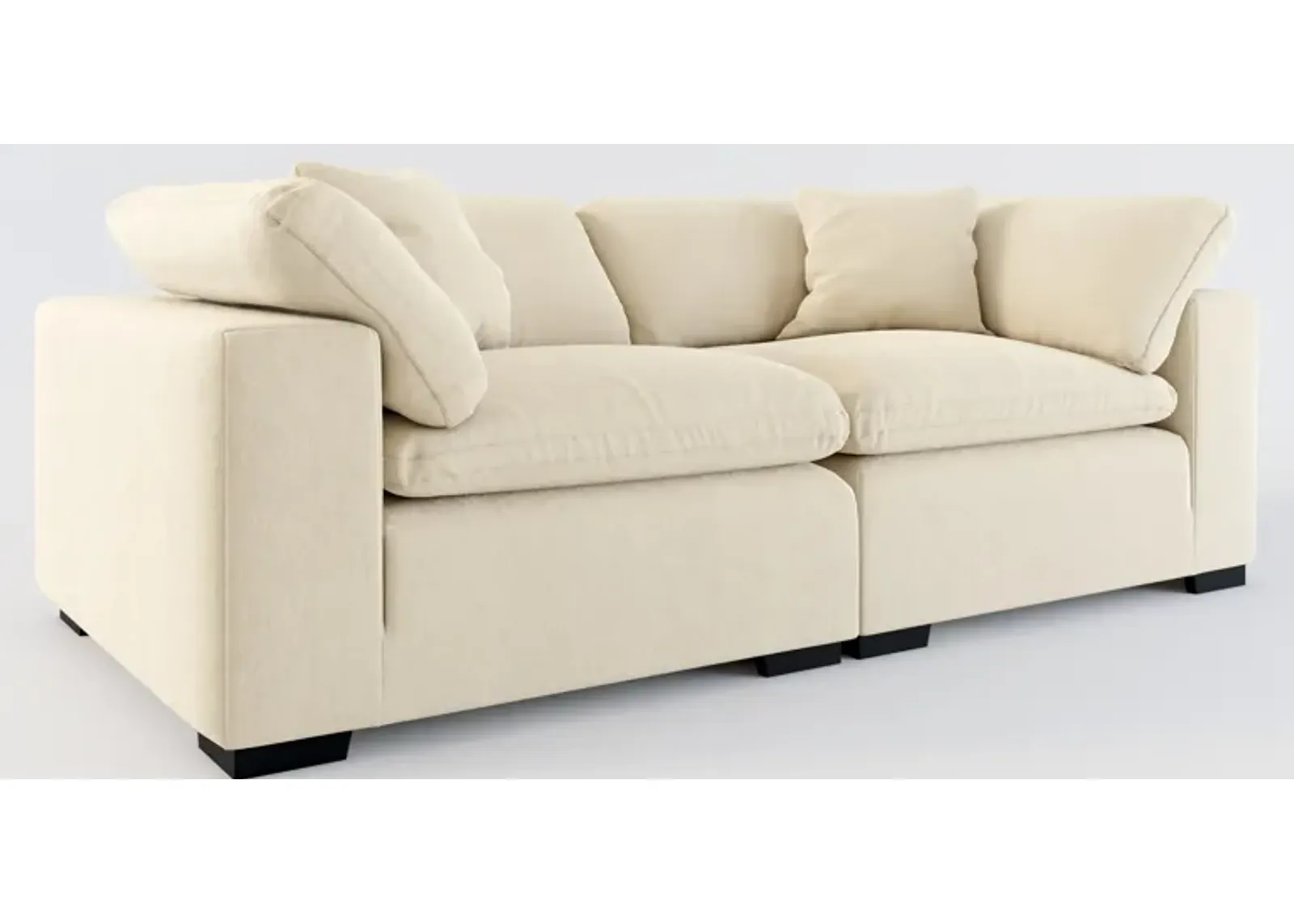 Plush Core Comfort 2-Piece Sofa - Merrimac Ecru