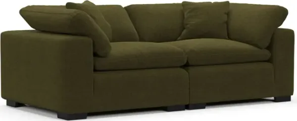 Plush Core Comfort Sofa - Midcentury Peat