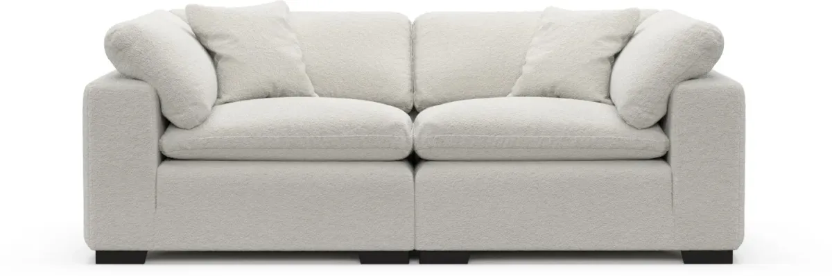 Plush Core Comfort Sofa - Texel Gray