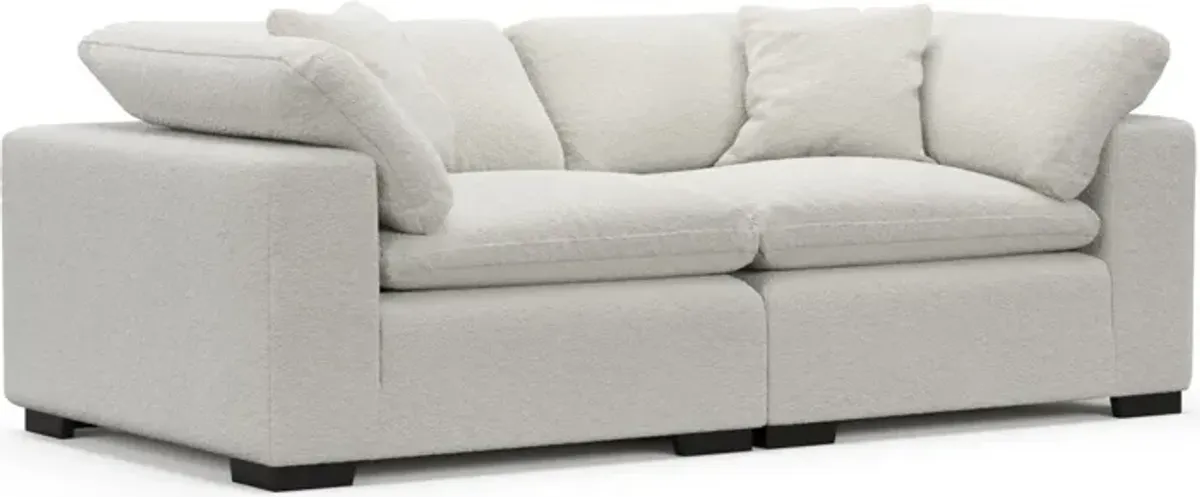 Plush Core Comfort Sofa - Texel Gray