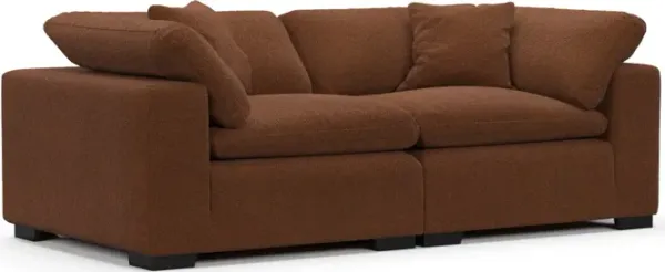 Plush Core Comfort Sofa - Nora Chocolate