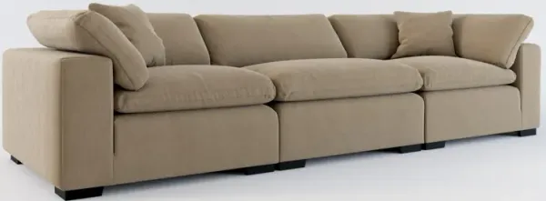 Plush Core Comfort 3-Piece Sofa - Merrimac Brownstone