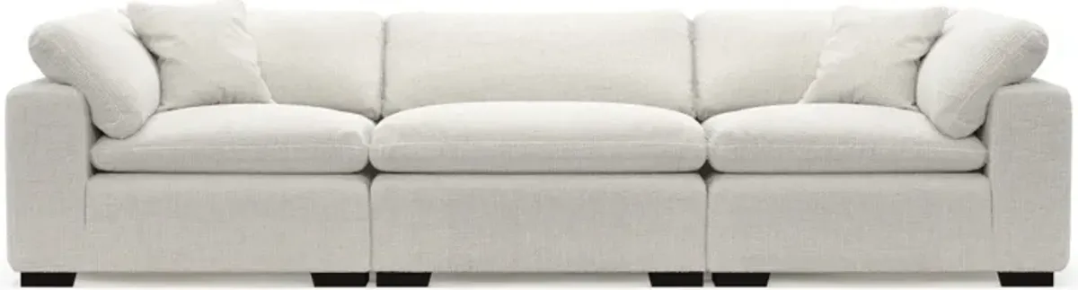 Plush Core Comfort 3-Piece Sofa - Bantu Pearl