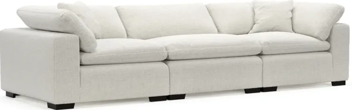 Plush Core Comfort 3-Piece Sofa - Bantu Pearl