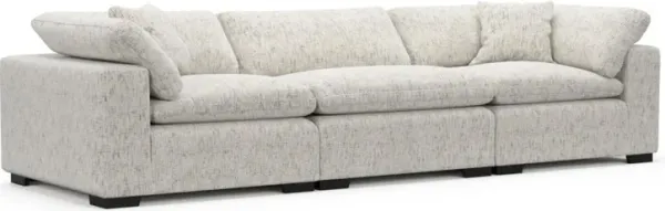 Plush Core Comfort Sofa - Haley Oyster