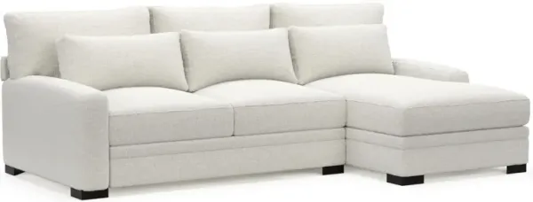 Boston Hybrid Comfort Sectional - Bantu Pearl