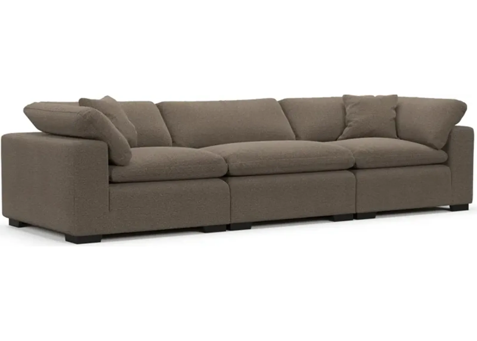 Plush Core Comfort 3-Piece Sofa - Liv Umber