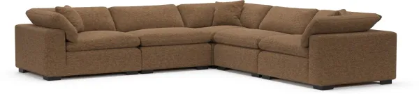 Plush Core Comfort Sectional - Balvi Truffle