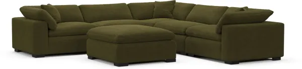 Plush Core Comfort Sectional - Midcentury Peat