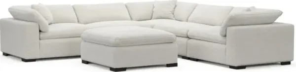 Plush Core Comfort Sectional - Texel Gray