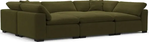 Plush Core Comfort Sectional - Midcentury Peat