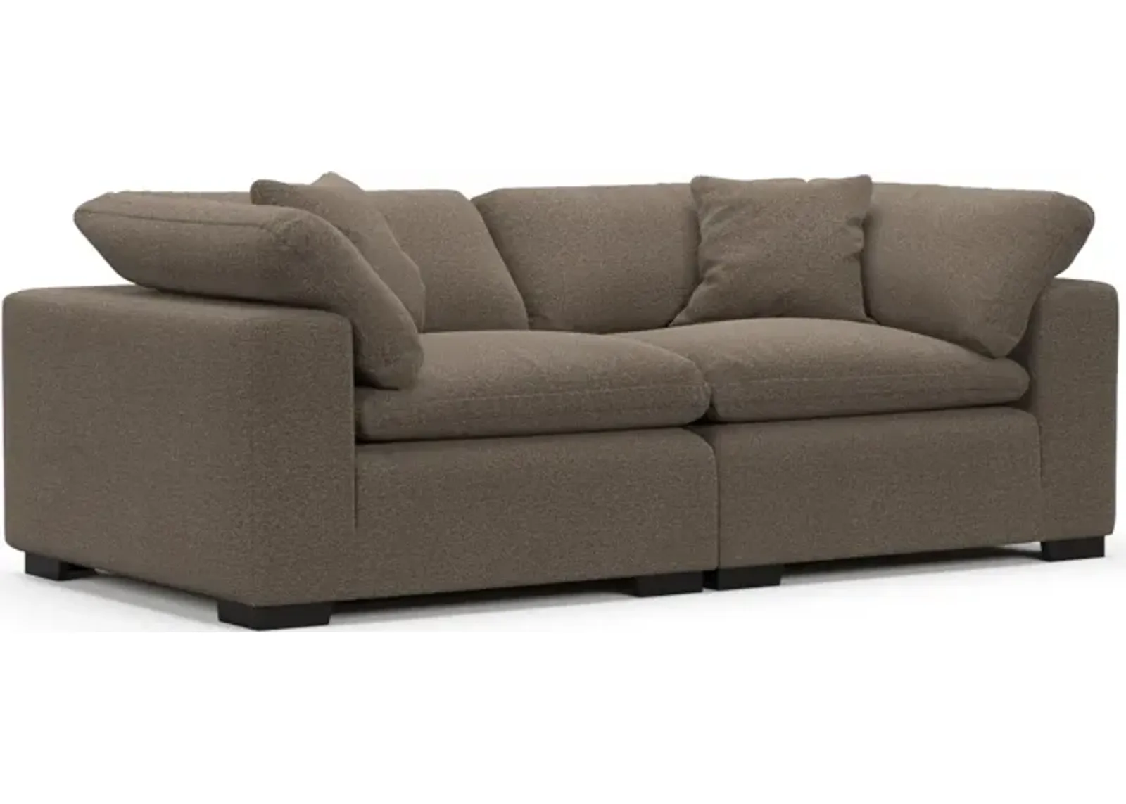 Plush Core Comfort 2-Piece Sofa - Liv Umber